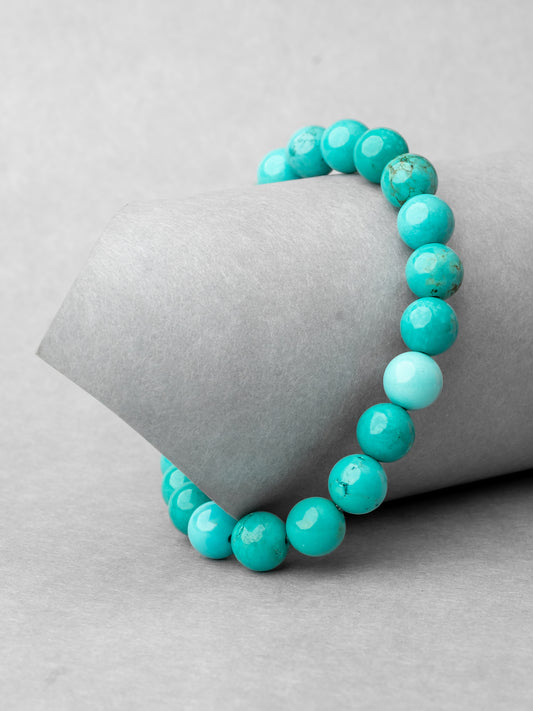 Green Turquoise Bracelet - Strengthen Your Roots