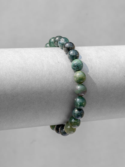 Moss Agate Bracelet - Nurture Your Growth