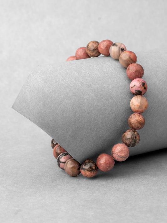 Rhodonite Bracelet - Heal with Heart